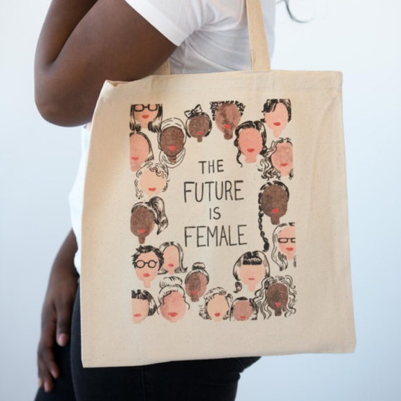 Kimothy Joy Handbags - KIMOTHY JOY • 'The Future Is Female' Tote Bag